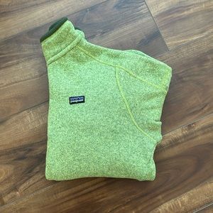 Patagonia Better Sweater Green Womens Med